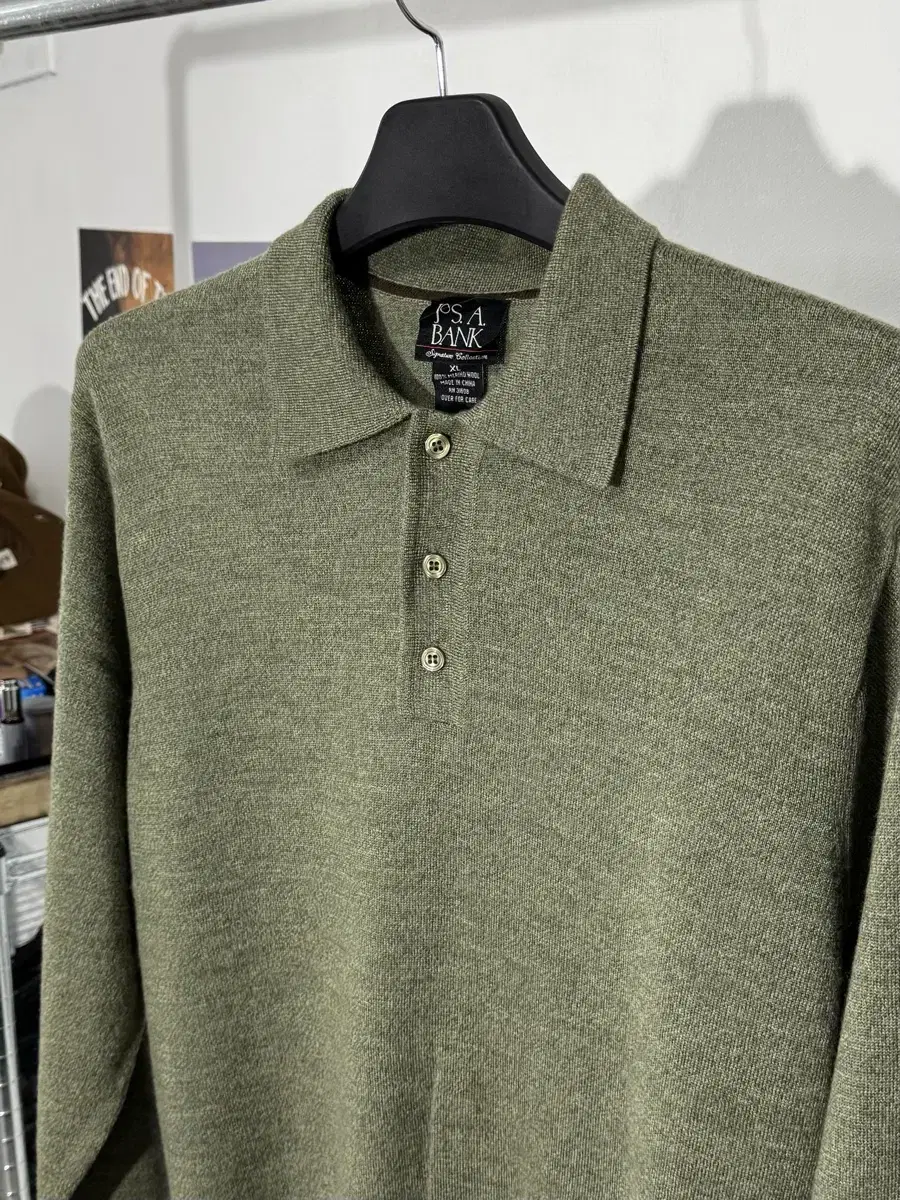 XL/ Vintage Wool Collar Knit